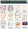 36000+pcs 2mm 48 Colors Glass Seed Beads for Bracelet Jewelry Making Kit, Adults Girls Small Beads Kit for Necklace Ring Making